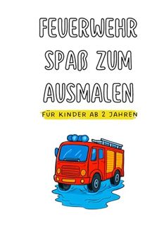 Feuerwehr Spaß zum Ausmalen