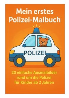 Mein erstes Polizei-Malbuch