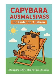 Capybara Ausmalspaß